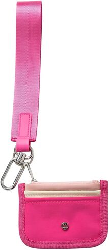 مامز ميموري سلسلة مفاتيح معصم للجيب وحامل بطاقات للرجال والنساء، حامل بطاقات رفيع بتقنية تحديد الهوية بموجات الراديو محفظة صغيرة محفظة عملات معدنية سلسلة مفاتيح in Kuwait