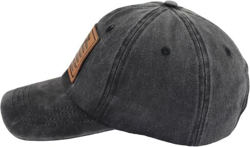 HHNLB Leather American Flag and Deer Skull Hunting Hat, Adjustable Wash Cotton Baseball Cap for Men Women in Saudi Arabia