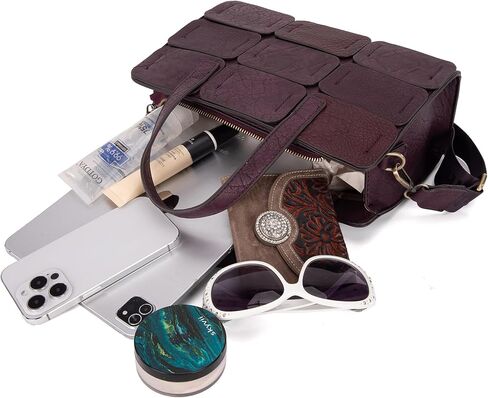 حقيبة يد مونتانا ويست المرقعة، حقيبة يد، محفظة كتف للنساء، حقيبة كروسبودي in Kuwait