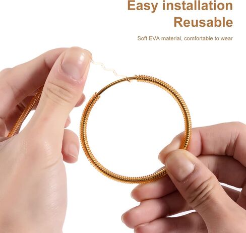 YITESHI 8 Pack Bangle Sizer Reducer, Bracelet Size Adjuster for Loose Bracelet, Protect Gold Silver Bracelet Or Ring from Scratch, Invisible Bracelet Ring Guards for Women and Men in Kuwait