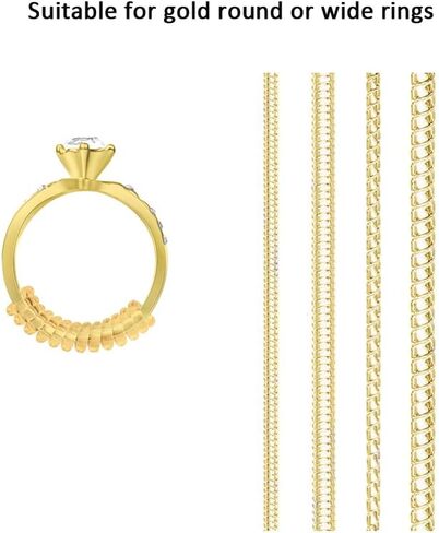 YITESHI 8 Pack Bangle Sizer Reducer, Bracelet Size Adjuster for Loose Bracelet, Protect Gold Silver Bracelet Or Ring from Scratch, Invisible Bracelet Ring Guards for Women and Men in Kuwait