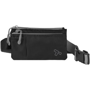 Travelon 6 Pocket Waist Pack, Charcoal, One Size