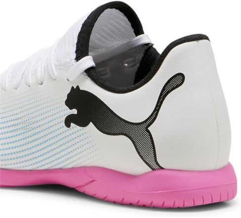 PUMA Future Indoor Training Sneaker, White Black, 13 US Unisex Big Kid in Saudi Arabia