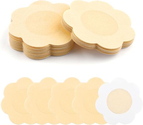 تغطية الحلمة للنساء، 40 قطعة من أغطية الحلمات لزجة، حمالات صدر بتلات الثدي للنساء، غطاء حلمة لاصقة فطائر اللحم لا تظهر أغطية الحلمات ملصقات فطائر الحلمة للنساء والرجال in Kuwait