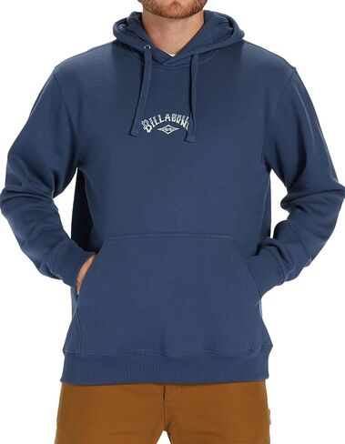 Billabong Men's Core Arch Pullover Screen Fleece, Midnight Blue in Saudi Arabia