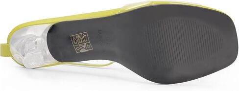 ANN CREEK Women's Clear Heels Rhinestone T-Strap Peep Toe Sandals in Saudi Arabia