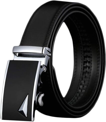 سيفيانتيا حزام بسقاطة للرجال، حزام جلد مصمم للرجال 1 3/8 انش للاحزمة الكاجوال in Kuwait