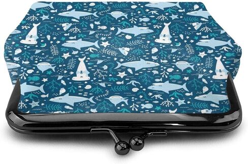 محفظة جلد صغيرة للعملات المعدنية من سترينجر ثينغز، محفظة صغيرة بقفل قابل للتغيير بمشبك اغلاق بمشبك اغلاق للنساء والفتيات in Kuwait