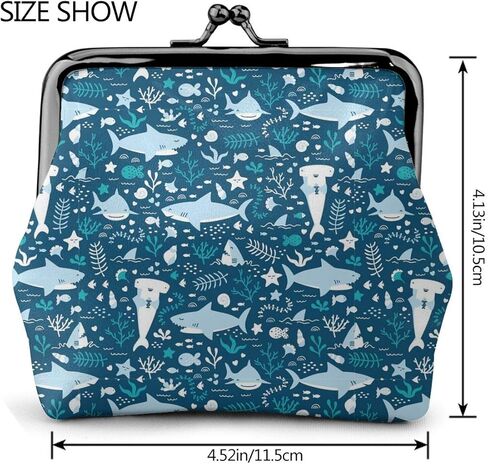 محفظة جلد صغيرة للعملات المعدنية من سترينجر ثينغز، محفظة صغيرة بقفل قابل للتغيير بمشبك اغلاق بمشبك اغلاق للنساء والفتيات in Kuwait