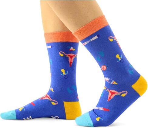 HAPPYPOP IVF Gifts Fertility Infertility Gifts for Women, IVF Socks Egg Socks Lucky Socks, Embryo Transfer Gifts Egg Retrieval Socks in Saudi Arabia