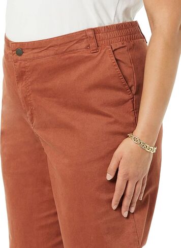 Amazon Essentials Women's Stretch Chino Barrel Leg Ankle Pant (Previously Goodthreads) in Saudi Arabia