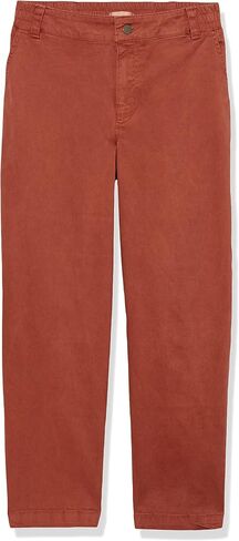 Amazon Essentials Women's Stretch Chino Barrel Leg Ankle Pant (Previously Goodthreads) in Saudi Arabia