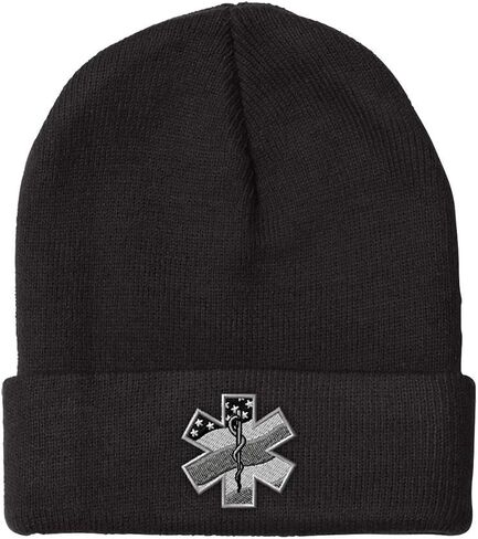 Custom Beanies for Men Paramedic A Embroidery Paramedic Winter Hats for Women Acrylic Skull Cap 1 Size in Saudi Arabia