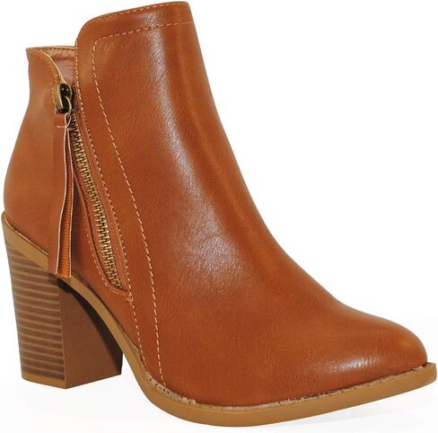 TRENDSUP Women's Fashion Side Zipper Booties in Kuwait