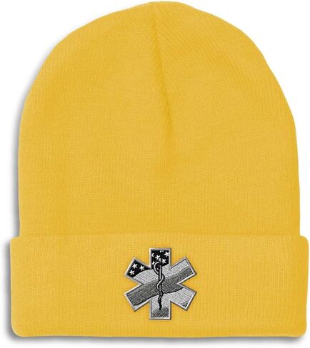 Custom Beanies for Men Paramedic A Embroidery Paramedic Winter Hats for Women Acrylic Skull Cap 1 Size in Saudi Arabia
