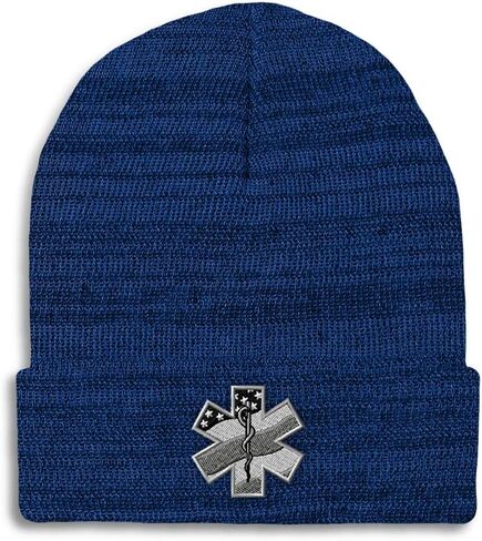 Custom Beanies for Men Paramedic A Embroidery Paramedic Winter Hats for Women Acrylic Skull Cap 1 Size in Saudi Arabia