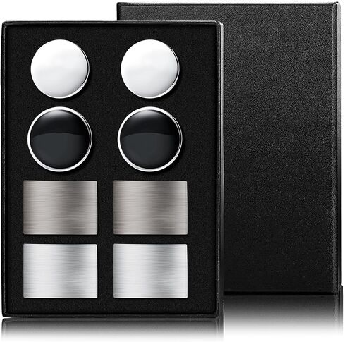 CASSIECA 4-6 أزواج أزرار أكمام كلاسيكية للرجال مجموعة أزرار أكمام قميص سهرة فريدة من نوعها لحفلات الزفاف in Kuwait