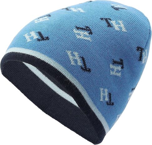 Tommy Hilfiger boys Reversible Tilted Th Beanie Beanie Hat in Saudi Arabia