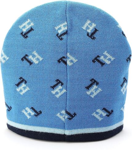 Tommy Hilfiger boys Reversible Tilted Th Beanie Beanie Hat in Saudi Arabia