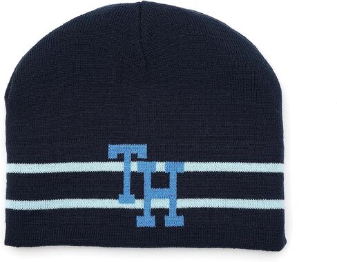 Tommy Hilfiger boys Reversible Tilted Th Beanie Beanie Hat in Saudi Arabia