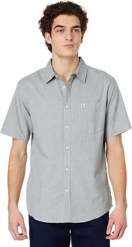 Quiksilver Men's Shoreline Classic Button Up Woven Top in Saudi Arabia