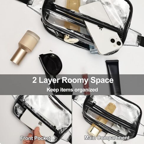 حقيبة خصر ثلاثية الأبعاد، حقيبة خصر للنساء والرجال، حقيبة خصر عصرية لامعة لحفلات المهرجانات للسفر والمشي لمسافات طويلة والتخييم ورياضة التسعينات (أرجواني) in Kuwait