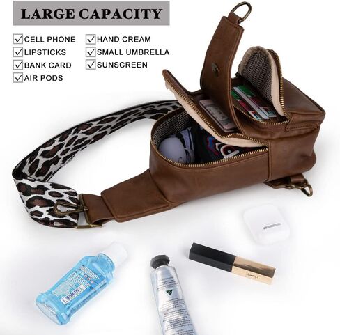 حقيبة MEEJUNE صغيرة بحزام للنساء من الجلد وحقائب كروس وحقيبة صدر للنساء عصرية in Kuwait