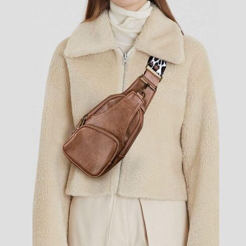 حقيبة MEEJUNE صغيرة بحزام للنساء من الجلد وحقائب كروس وحقيبة صدر للنساء عصرية in Kuwait