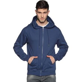 Klizzer Luxury Mens Zip Up Hoodie of Cotton Fleece Heavyweight sweatshirt hoodie…