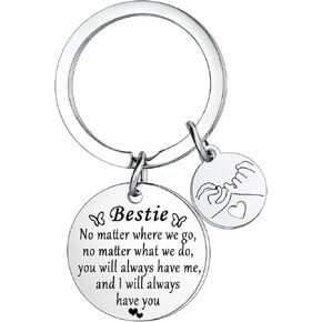 Mebvdebe Bestie سلسلة المفاتيح Bestie هدايا للنساء الفتيات Bestie كيرينغ هدايا لأفضل صديق عيد ميلاد الصداقة عيد الميلاد التخرج يعرض BFF in Kuwait