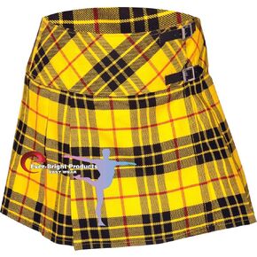Ladies Girls Women Tartan Pleated Billie Kilt Skirt Leather Buckled Straps''26 to 50''…