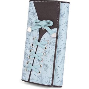 UTO-Wallet-for-Women Large Capacity PU Leather Pink Card Holder Phone Case Zipper Pocket Purse Clutch 204 in Kuwait