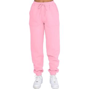 Waitfairy Women's Winter Fleece Sweatpants Casual Comfy High Waisted Workout Cinch Bottom Joggers Pants with Pocket in Saudi Arabia
