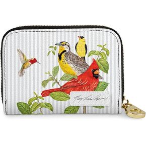 Monarque RFID Secure Armored Signature Zipper Wallet (Frank Lloyd Wright City By The Sea)