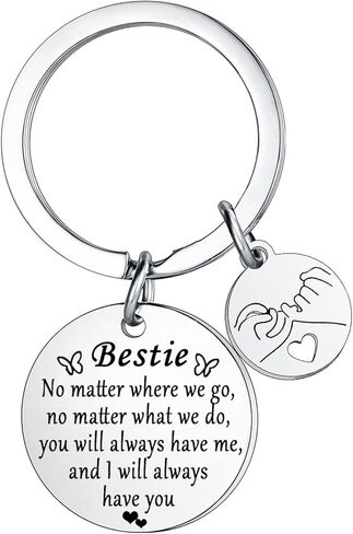 Mebvdebe Bestie سلسلة المفاتيح Bestie هدايا للنساء الفتيات Bestie كيرينغ هدايا لأفضل صديق عيد ميلاد الصداقة عيد الميلاد التخرج يعرض BFF in Kuwait