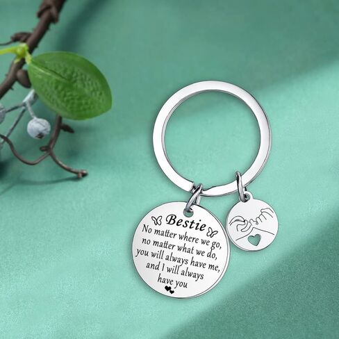 Mebvdebe Bestie سلسلة المفاتيح Bestie هدايا للنساء الفتيات Bestie كيرينغ هدايا لأفضل صديق عيد ميلاد الصداقة عيد الميلاد التخرج يعرض BFF in Kuwait