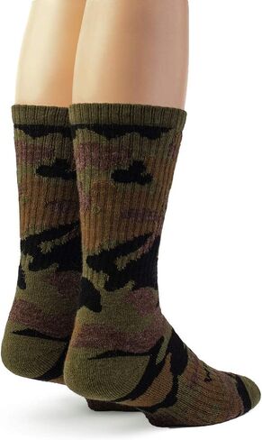 WARRIOR ALPACA SOCKS - Alpaca Wool Heavy-Duty Hunting Camouflage Socks for Men & Women, Terry Lined in Saudi Arabia