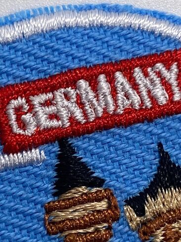 BOHAQA 2 قطعة من رقعات القلعة البافارية الألمانية مقاس 2 بوصة - رقعة حديد ميونيخ رائعة - يمكن كيها/خياطتها in Kuwait