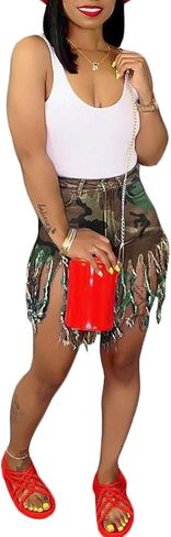 ريلا بوتا شورت جينز ممزق بخصر مرتفع لرفع المؤخرة in Kuwait