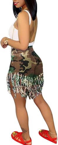 ريلا بوتا شورت جينز ممزق بخصر مرتفع لرفع المؤخرة in Kuwait