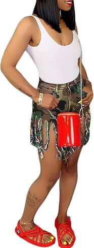 ريلا بوتا شورت جينز ممزق بخصر مرتفع لرفع المؤخرة in Kuwait