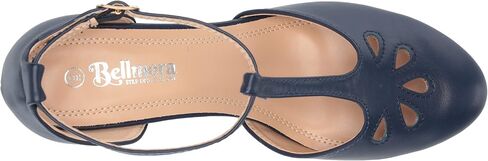 Bellmora Women's Jamie-01 Vintage Round Toe T-Strap Mary Jane Costume Dress High Heel Swing Shoe with Sexy 3" Heel for Every Flapper in Saudi Arabia