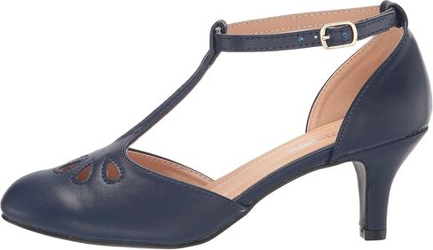 Bellmora Women's Jamie-01 Vintage Round Toe T-Strap Mary Jane Costume Dress High Heel Swing Shoe with Sexy 3" Heel for Every Flapper in Saudi Arabia
