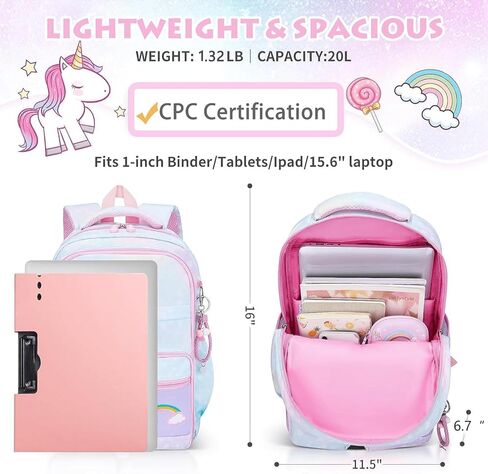 Backpacks for Girls School Cute Kids Backpack Bookbags with Insulated Lunch Box Set for School Elementary Girl, Tie Dye School Bag with Laptop Compartments 16 * 11.5 * 6.7, Galaxy Blue in Saudi Arabia