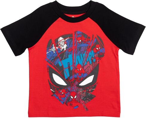Marvel Spider-Man Spider-Gwen Miles Morales 3 Pack T-Shirts Toddler to Big Kid in Saudi Arabia