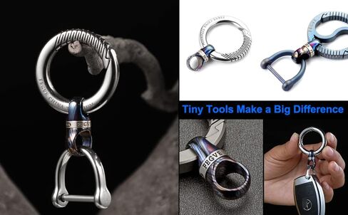 FEGVE موصل سلسلة مفاتيح قابل للتدوير في اتجاهين لحلقات المفاتيح، الزركونيوم مع حلقات مفاتيح دوارة شديدة التحمل ومرصعة بالنحاس، سلسلة مفاتيح صغيرة للرجال والنساء، ملحقات سلسلة المفاتيح in Kuwait