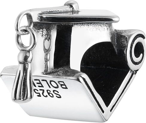 Graduation New Year Silver Charms Beads Pendants for Pandora Bracelets & Necklaces in Kuwait