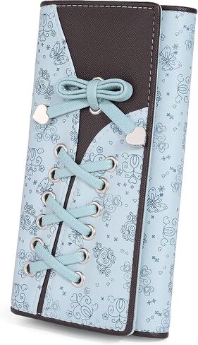 UTO-Wallet-for-Women Large Capacity PU Leather Pink Card Holder Phone Case Zipper Pocket Purse Clutch 204 in Kuwait