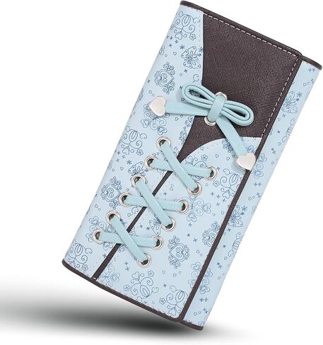 UTO-Wallet-for-Women Large Capacity PU Leather Pink Card Holder Phone Case Zipper Pocket Purse Clutch 204 in Kuwait