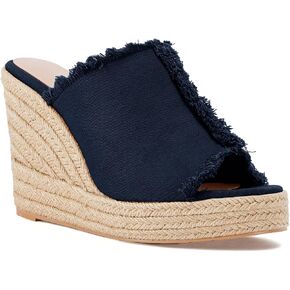 Juliet Holy Womens Wedge Sandals Peep Toe Denim Slip On Backless Espadrilles Platform Sandal Shoes in Saudi Arabia